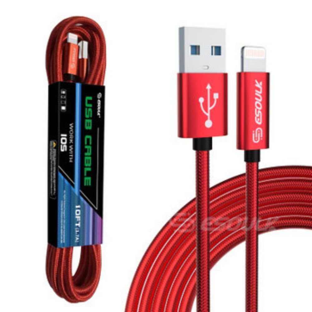 10FT USB Cable For IPhone XS/XR/XS MAX 1.7A - AAA Brand Deals